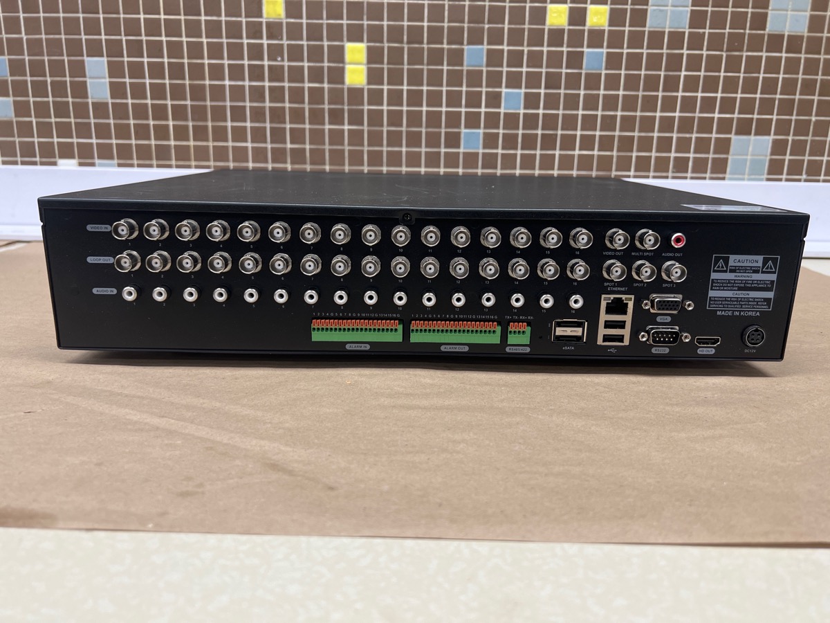 HUNT ELECTRONIC HCR16HT1 DVR SECURITY SYSTEM Like New River City