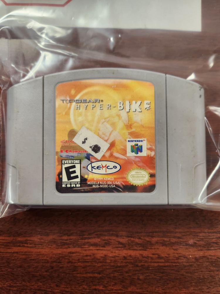 N64 TOP GEAR HYPER BIKE GAME CARTRIDGE Acceptable Buya