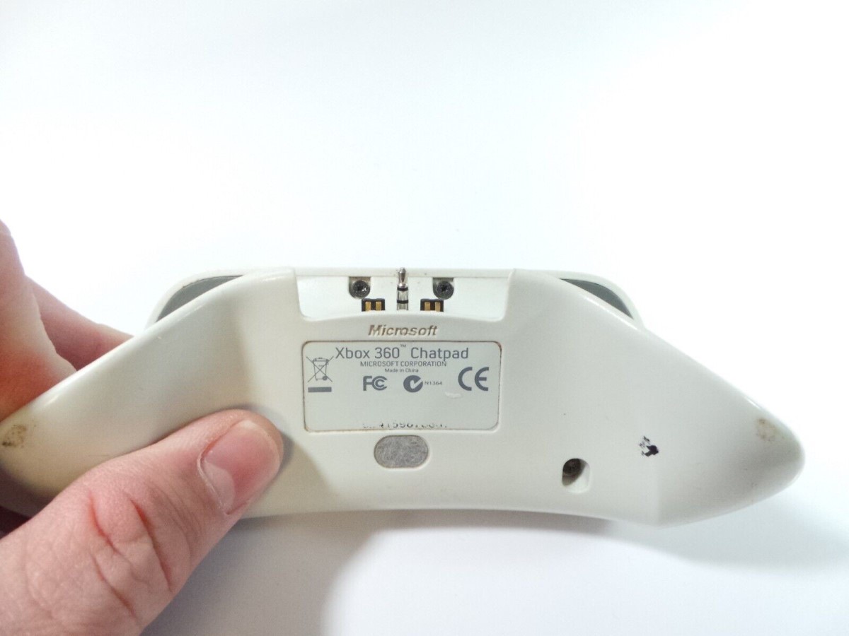 Microsoft XBOX 360 Chatpad Keyboard X814365001 White OEM Genuine Like