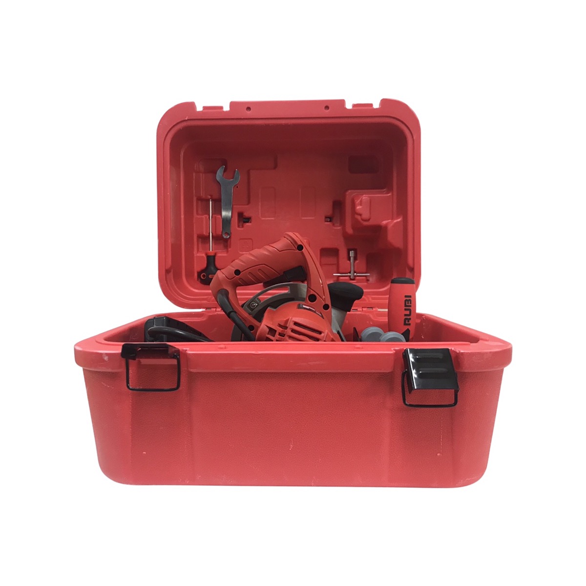 RUBI TC125 CIRCULAR SAW KIT WITH CUTTING GUIDES Like New HSR Liberty