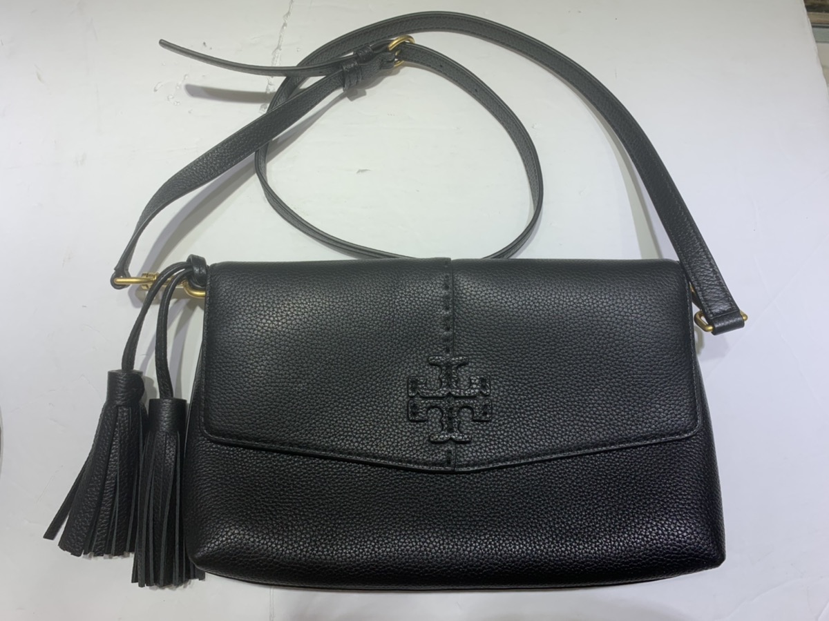 Tory Burch Mcgraw Shoulder Bag With Grained Leather, Clutch and Tassels  Like New | Carson Jewelry & Loan | Carson City | NV