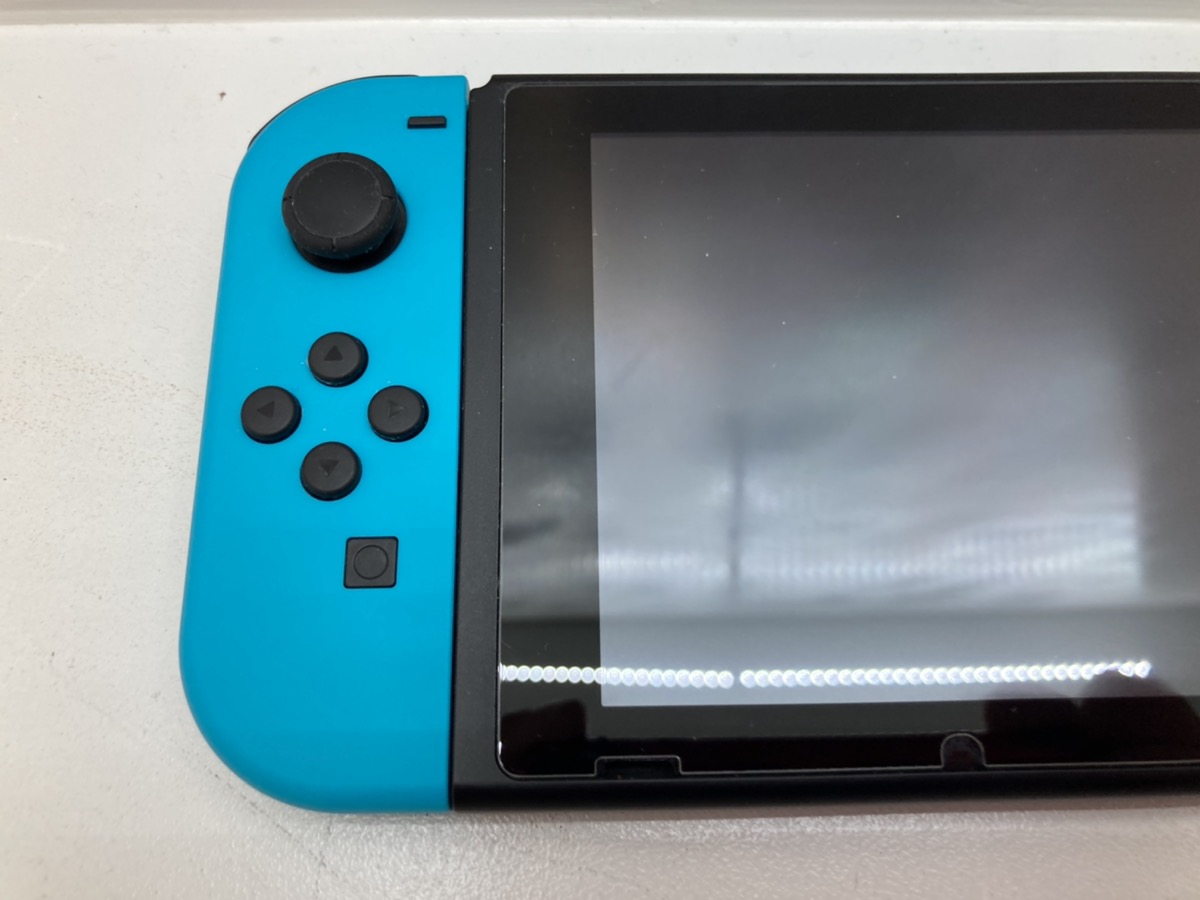 Nintendo Switch HAC001 Neon Blue Red Handheld Console Grip Dock