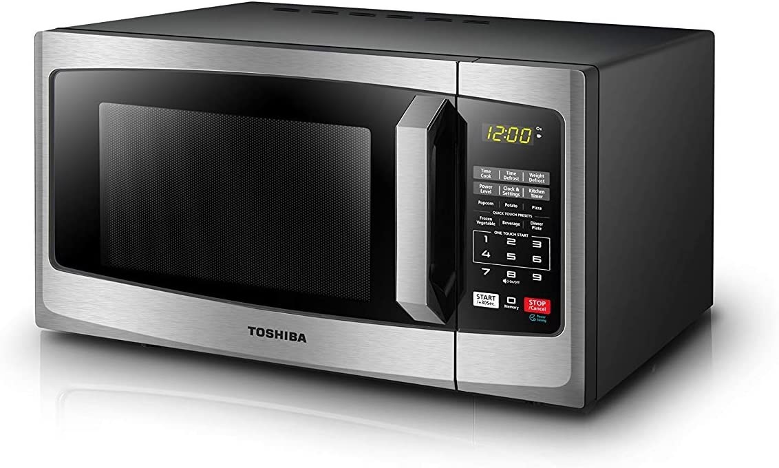 TOSHIBA 0.9 CU.FT MICROWAVE OVEN MLEM25P(SS)/CA Like New Greenbacks