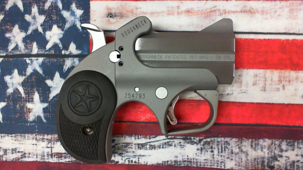 BOND ARMS ROUGHNECK MATTE STAINLESS .357 MAG / .38 SPL 2.5" BARREL 2 ...