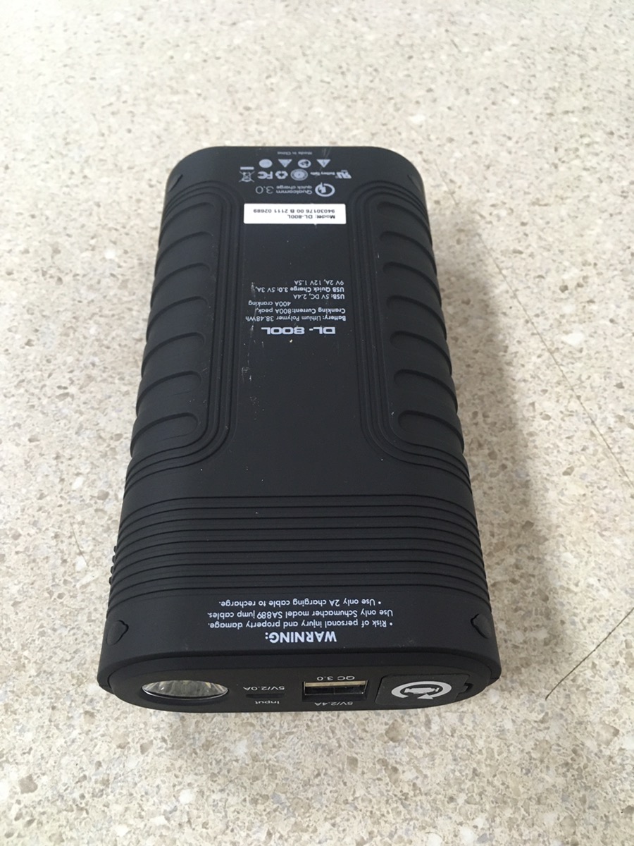 DURALAST DL800L 800 AMP LITHIUM PORTABLE BATTERY JUMP STARTER Good Buya