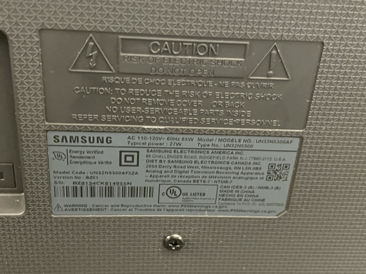 SAMSUNG UN32N5300AF Good | Buya