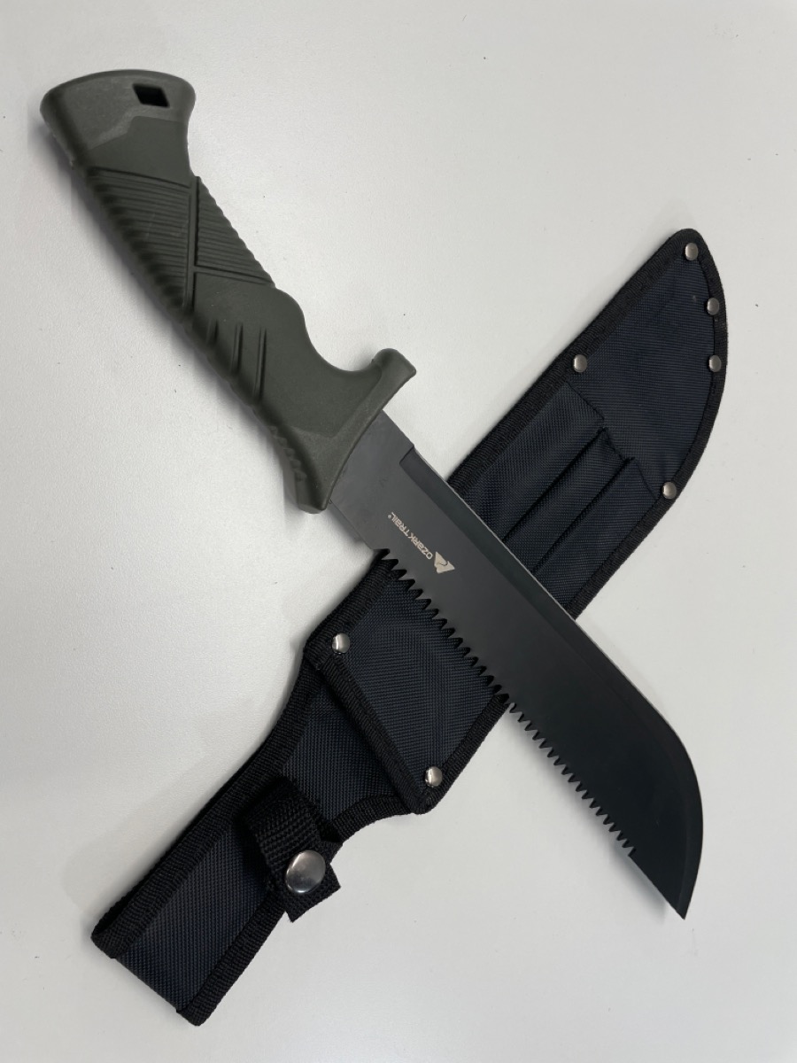 OZARK TRAIL 10" SERRATED HUNTING KNIFE Like New Pawn 1 Spokane WA