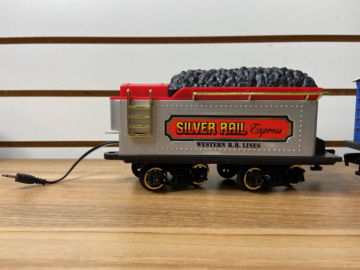 Vintage 1886 New Bright Silver Rail Express Western Railroad Lines