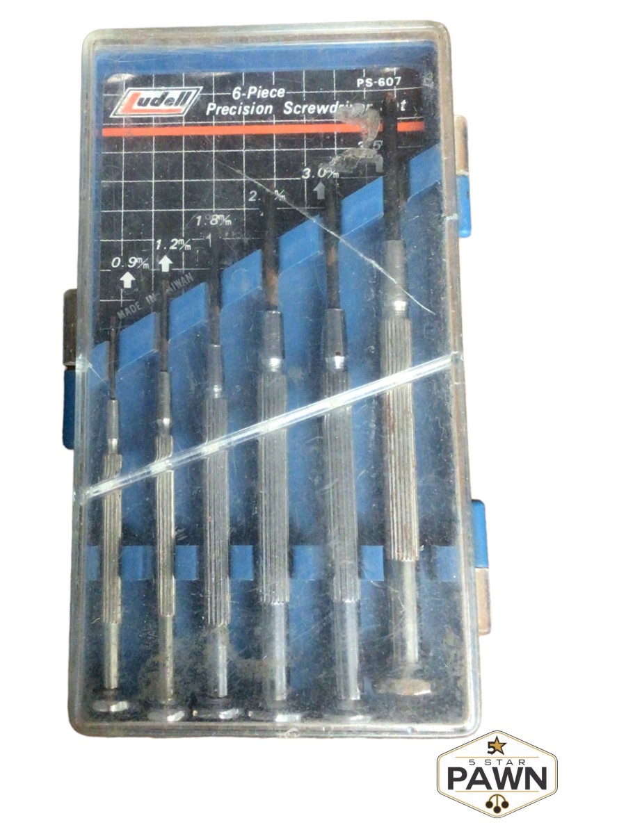 Ludell 6 PC Precision Screwdriver Set Eyeglass Watch Jewelry Repair