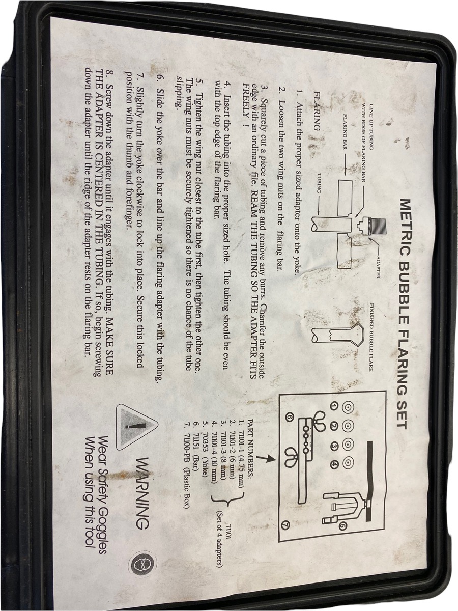 MATCO TOOLS MAS71100 Bubble Flaring Tools Very Good Pawn Central