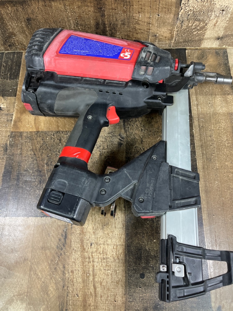 POWERS FASTENERS TrakIt C5 Gas Nailer Long and Short Track Good Buya