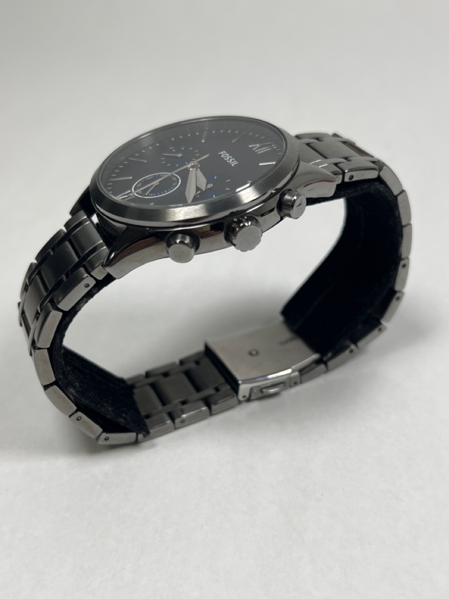 Fossil Fenmore Midsize Multifunction Smoke Stainless Steel Watch BQ2401 ...