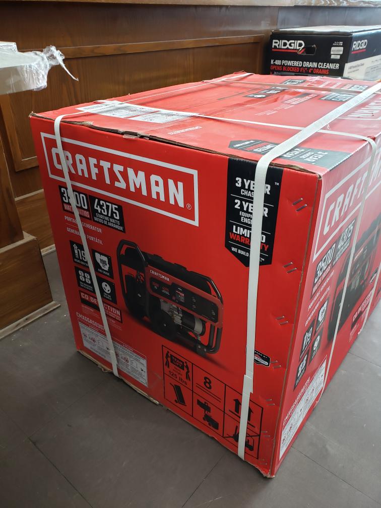 Craftsman 3500 Watt Gasoline Generator Cmxggas030729 Pickup Only Brand New Buya 1802