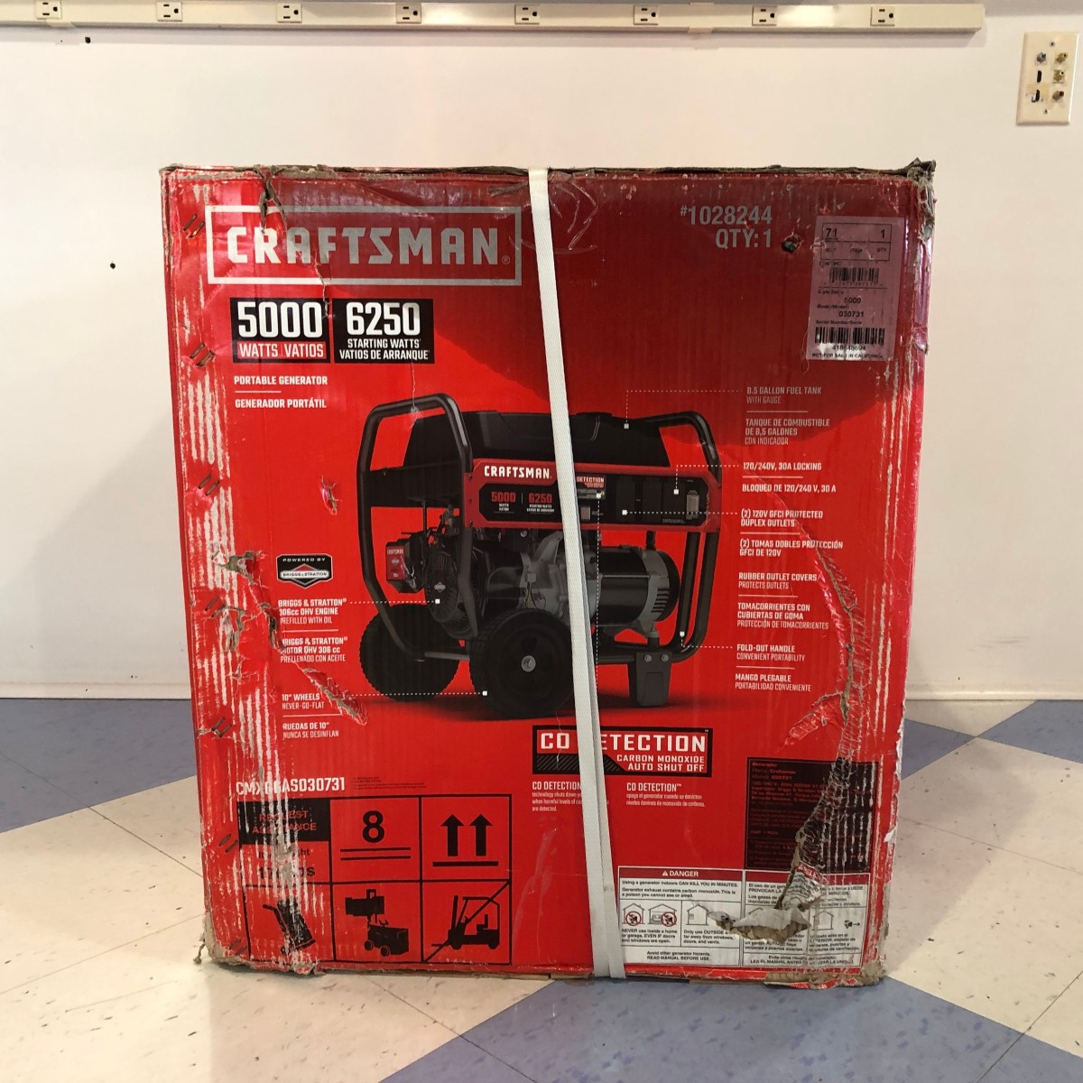 *LOCAL PICKUP* Craftsman CMXGGAS030731 5000Watt Gasoline Portable