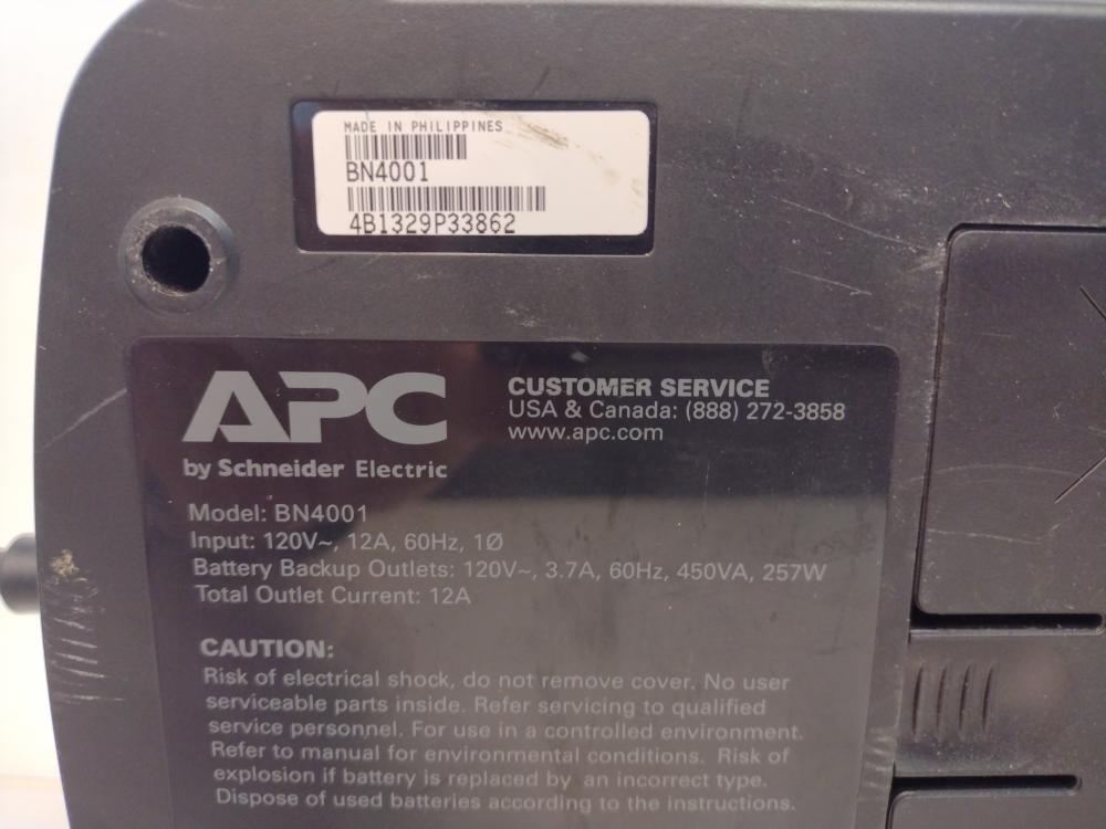 As-Is APC | BN4001 | Back-Ups Network 40 Battery Back-Up W/Surge For ...