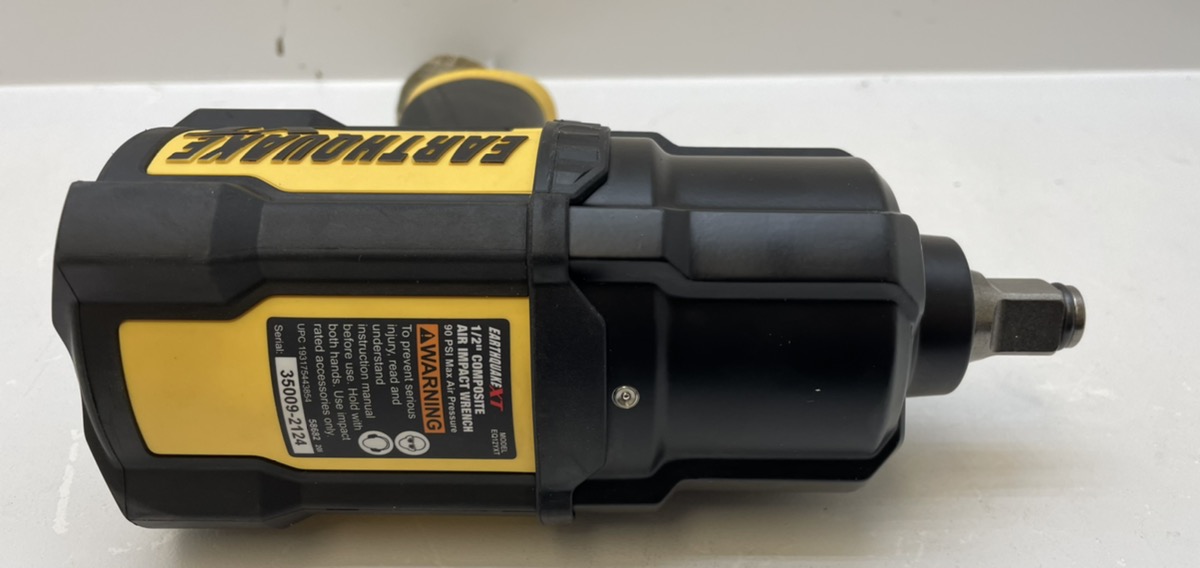Earthquake XT EQ12YXT 1/2" Air Pneumatic Composite Xtreme Torque Impact