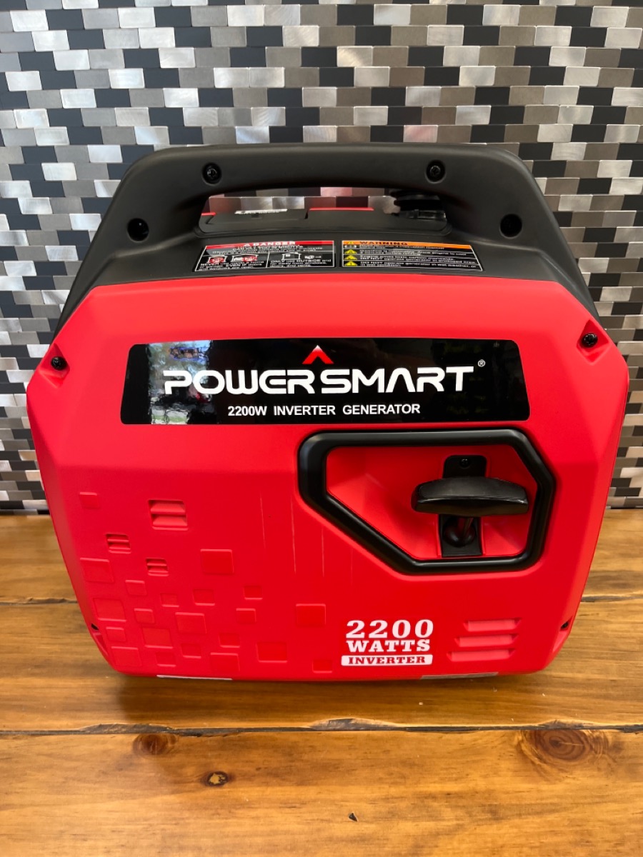 POWERSMART PS5025 2,200 WATT INVERTER GENERATOR 4 STROKE W/ MANUALS