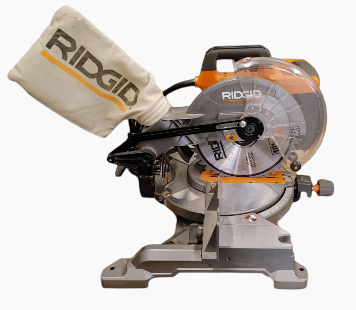 Ridgid R4110 Miter Saw 10" With Dust Collector Very Good Buya