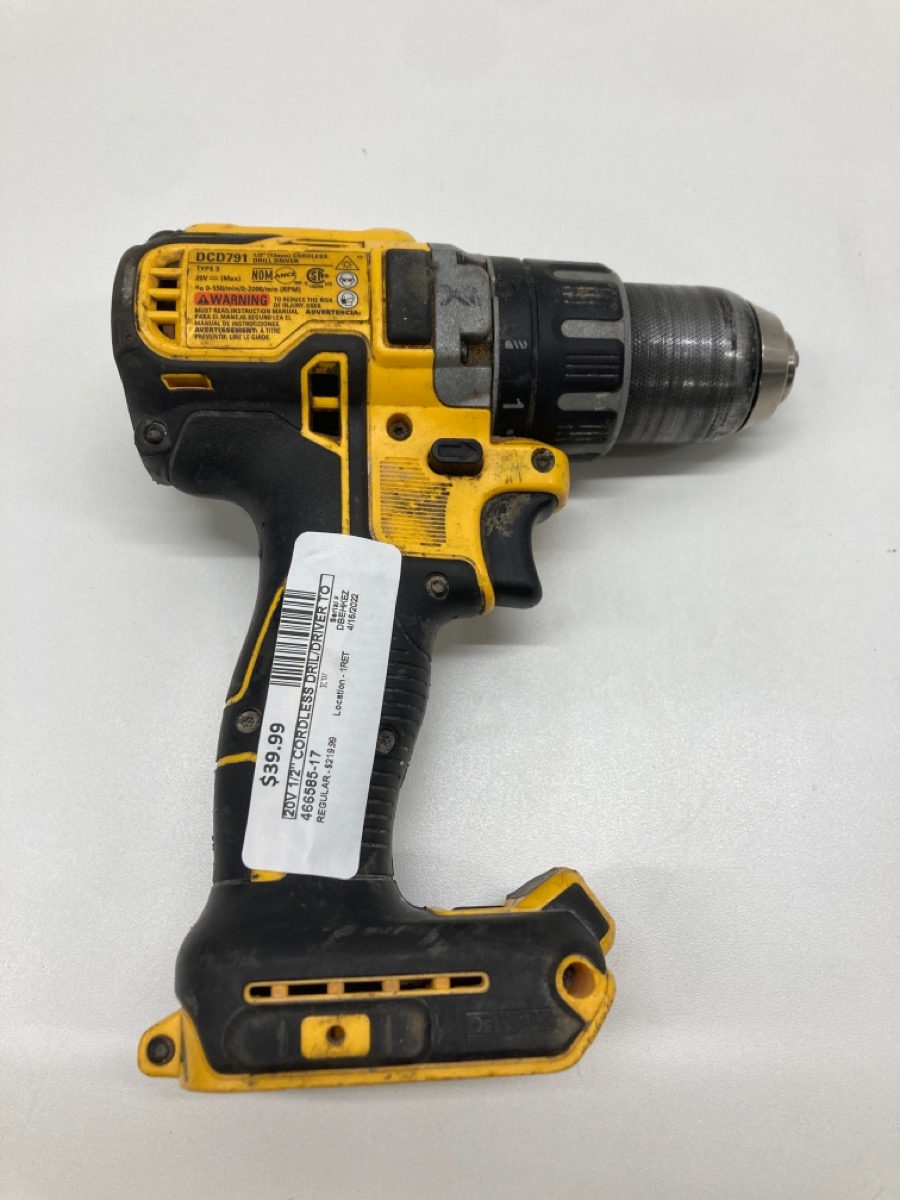 DEWALT DCD791 For parts or not working Pawn 1 Spokane WA