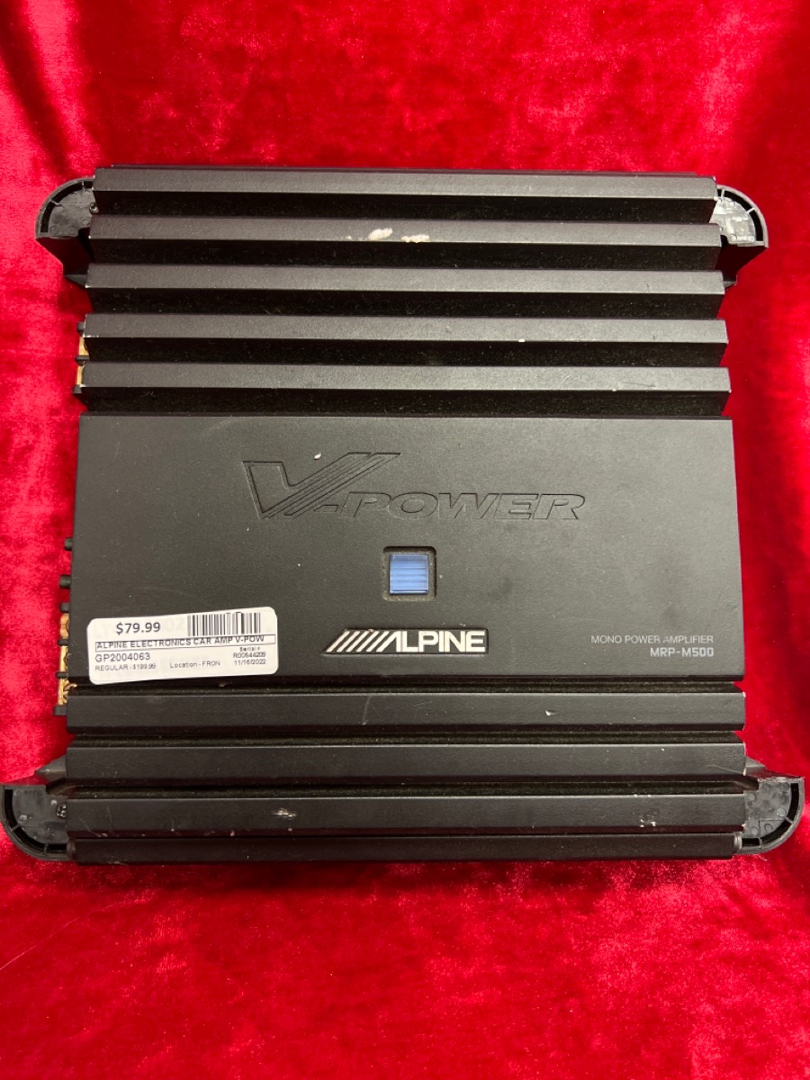 ALPINE ELECTRONICS VPOWER MRPM500 Very Good HFO