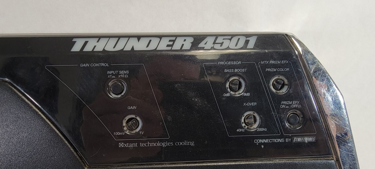 MTX Audio Thunder TA4501 500w x 1 2Ohm Class D Monoblock Amp Good