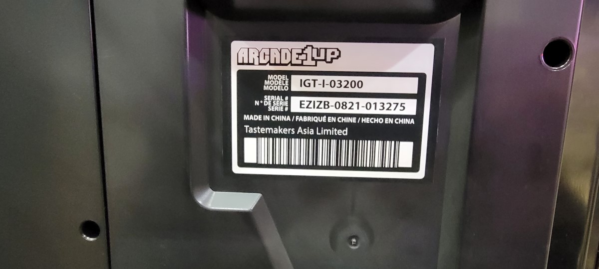 Arcade1up 32" Screen Infinity Game Table in Black Like New Buya