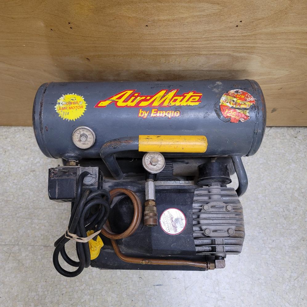 EMGLO PRODUCTS TWIN TANK AIR COMPRESSOR (le kp) Good Sharp Assets LLC