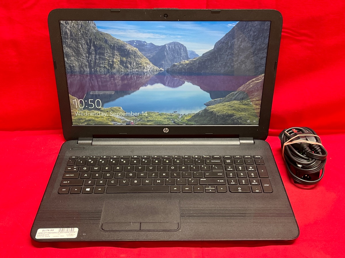 Hewlett Packard 15 Ba018wm 500gb 4gb Amd E2 180ghz Laptop Windows 10 Very Good Sooner State 0925