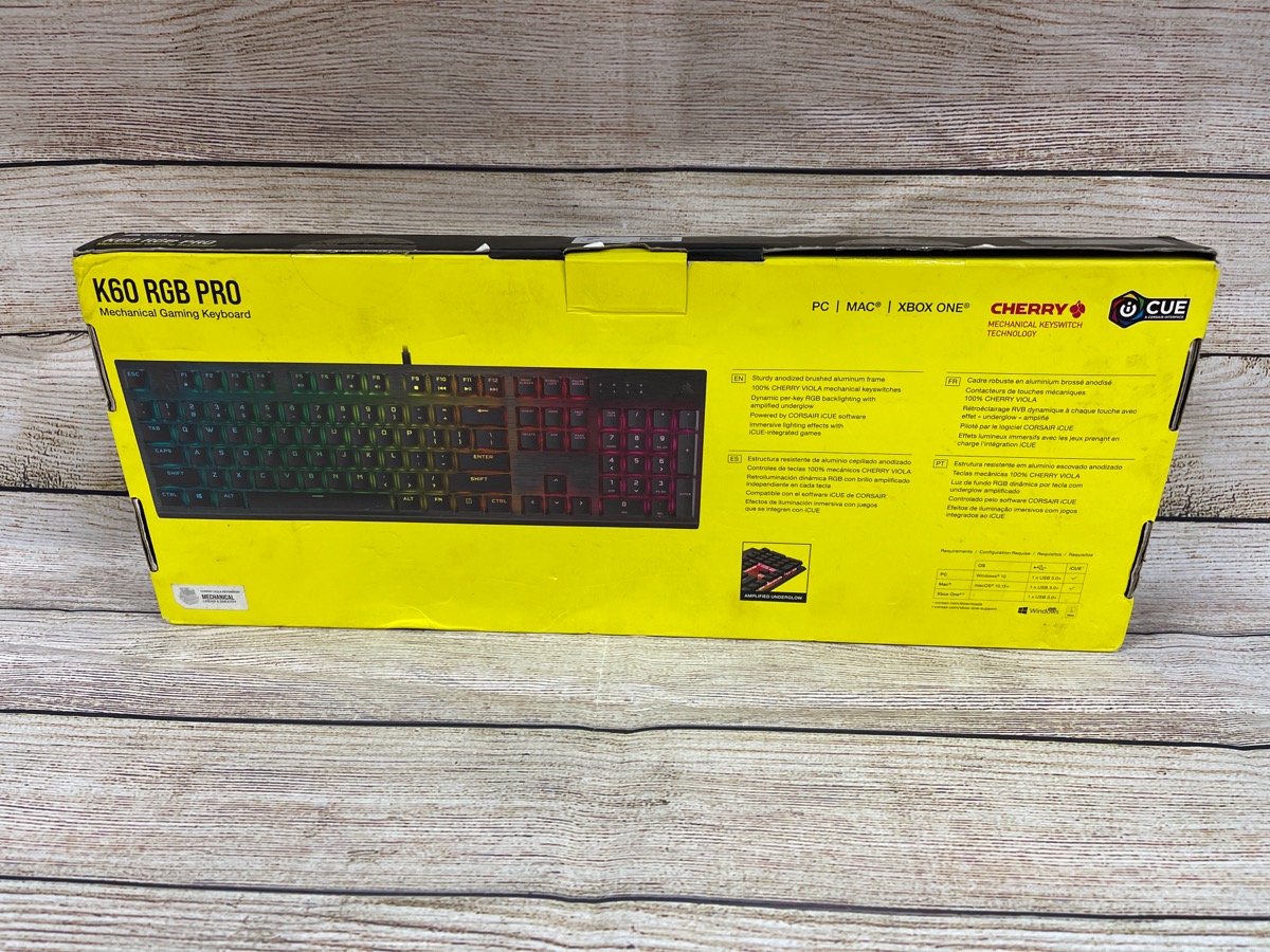 CORSAIR K60 RGB PRO MECHANICAL KEYBOARD Very Good Buya