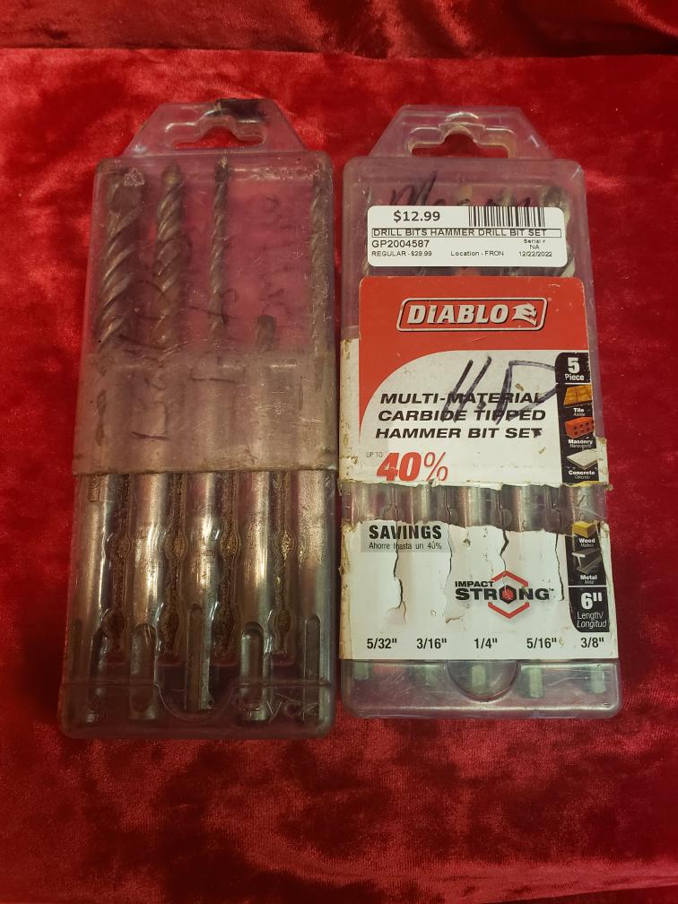 HAMMER DRILL BIT SET Good Buya