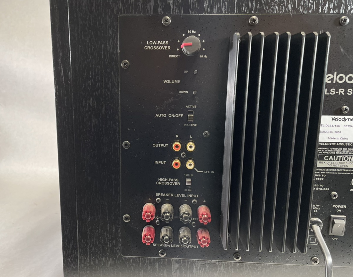 Velodyne Acoustics DLS3750R 10" Powered Subwoofer DLSR Series Tested