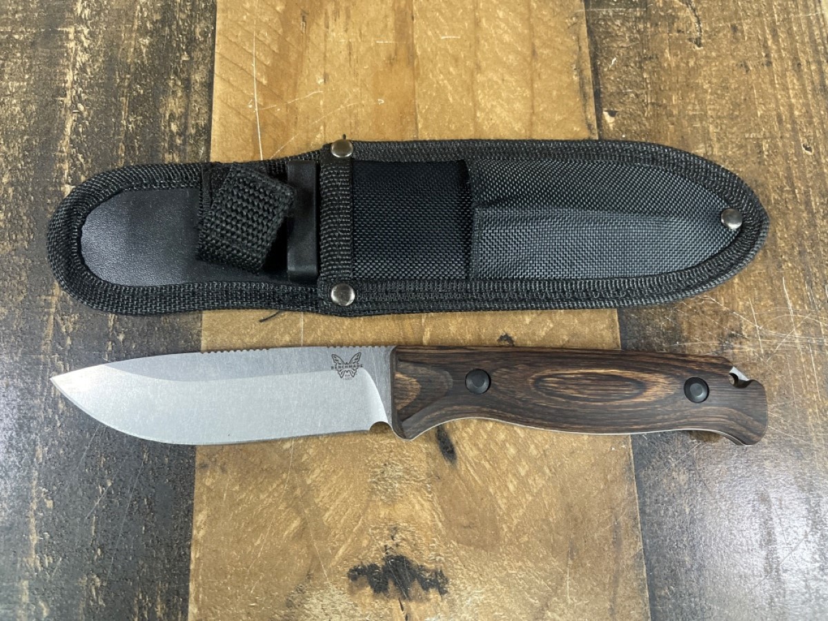 Benchmade Hunt Saddle Mountain Skinner Fixed Blade Knife 4.2" S30V Drop