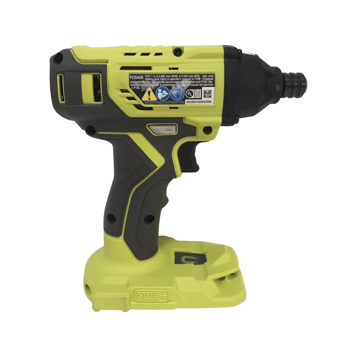 RYOBI P235AVN ONE+ 18V LI-ION CORDLESS 1/4 INCH IMPACT DRIVER KIT Very ...