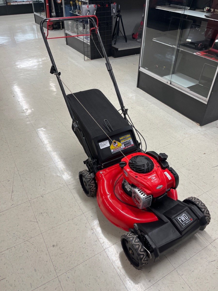 Craftsman 140cc 5.50HP SelfPropelled Lawnmower w/ Bag Very Good