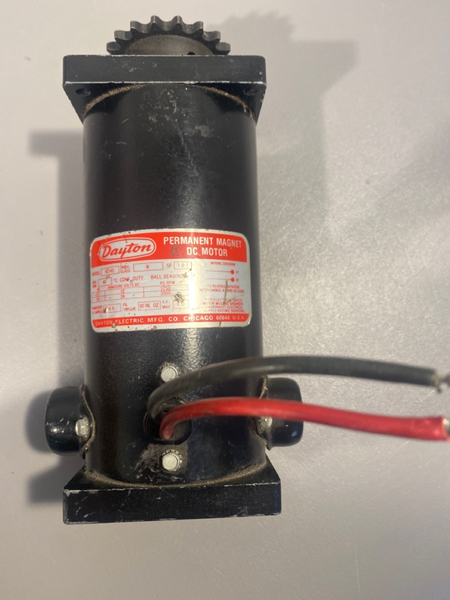 DAYTON DC Permanent Motor MODEL 4Z143 Good Buya
