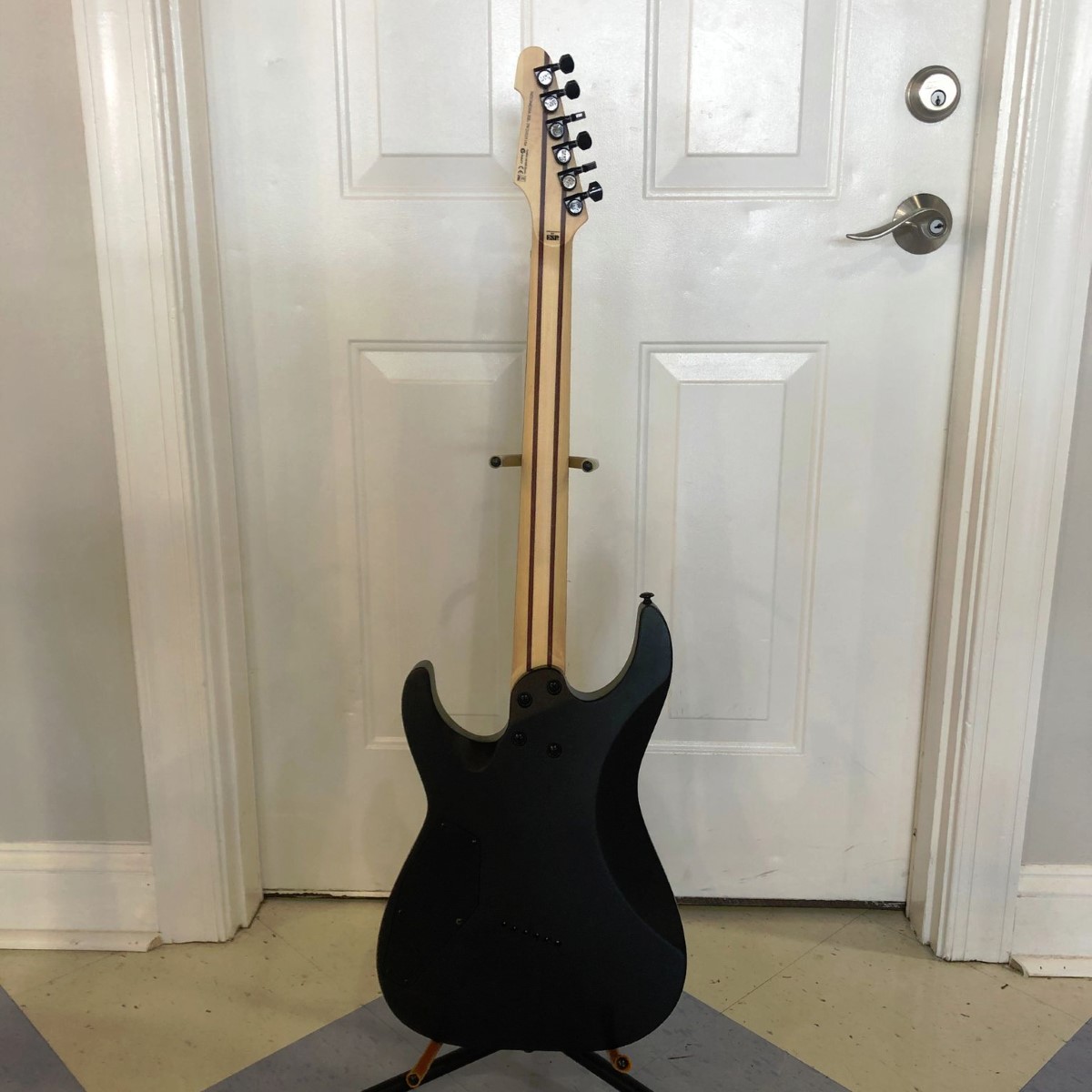 LTD by ESP M1000MS MultiScale See Thru Black Satin 6String Electric