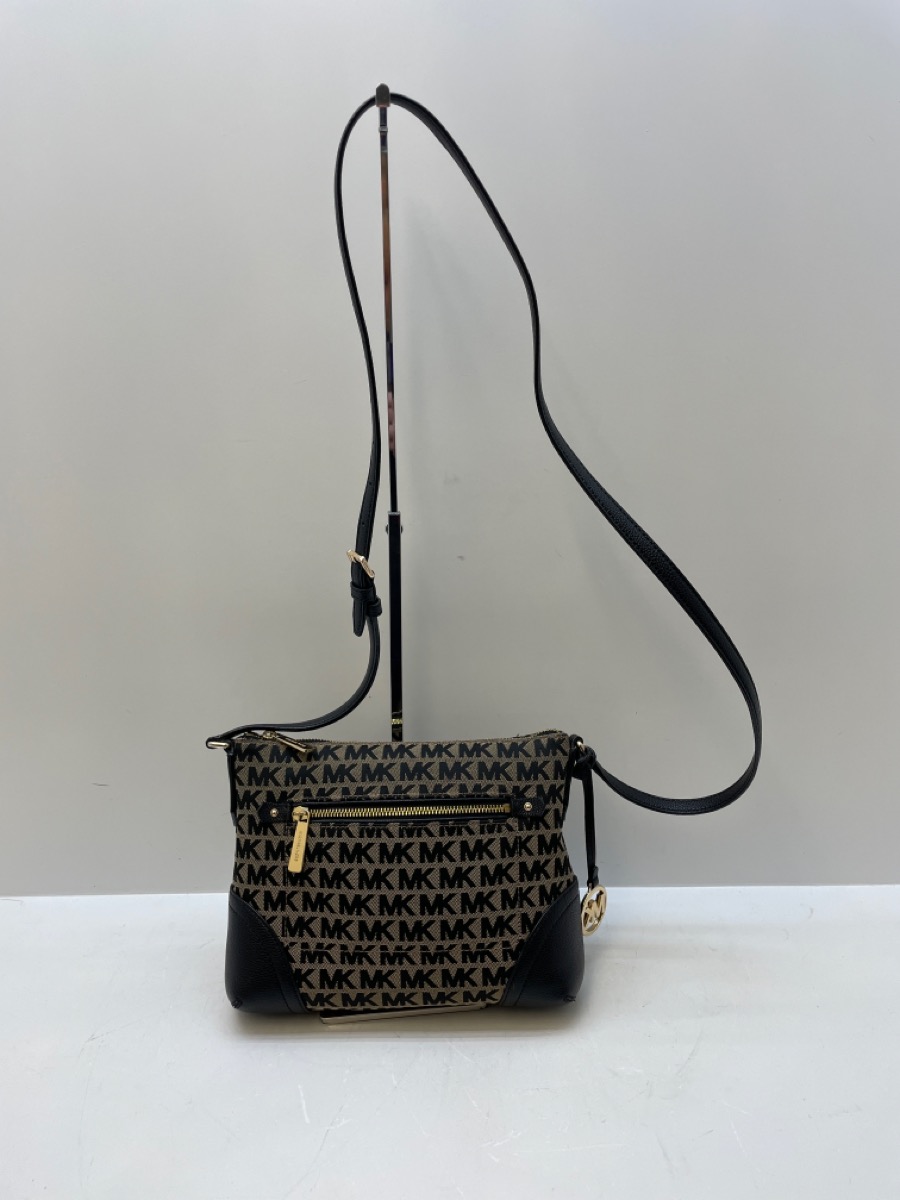 Michael Kors Fallon Signature Medium Jacquard Crossbody Messenger Bag