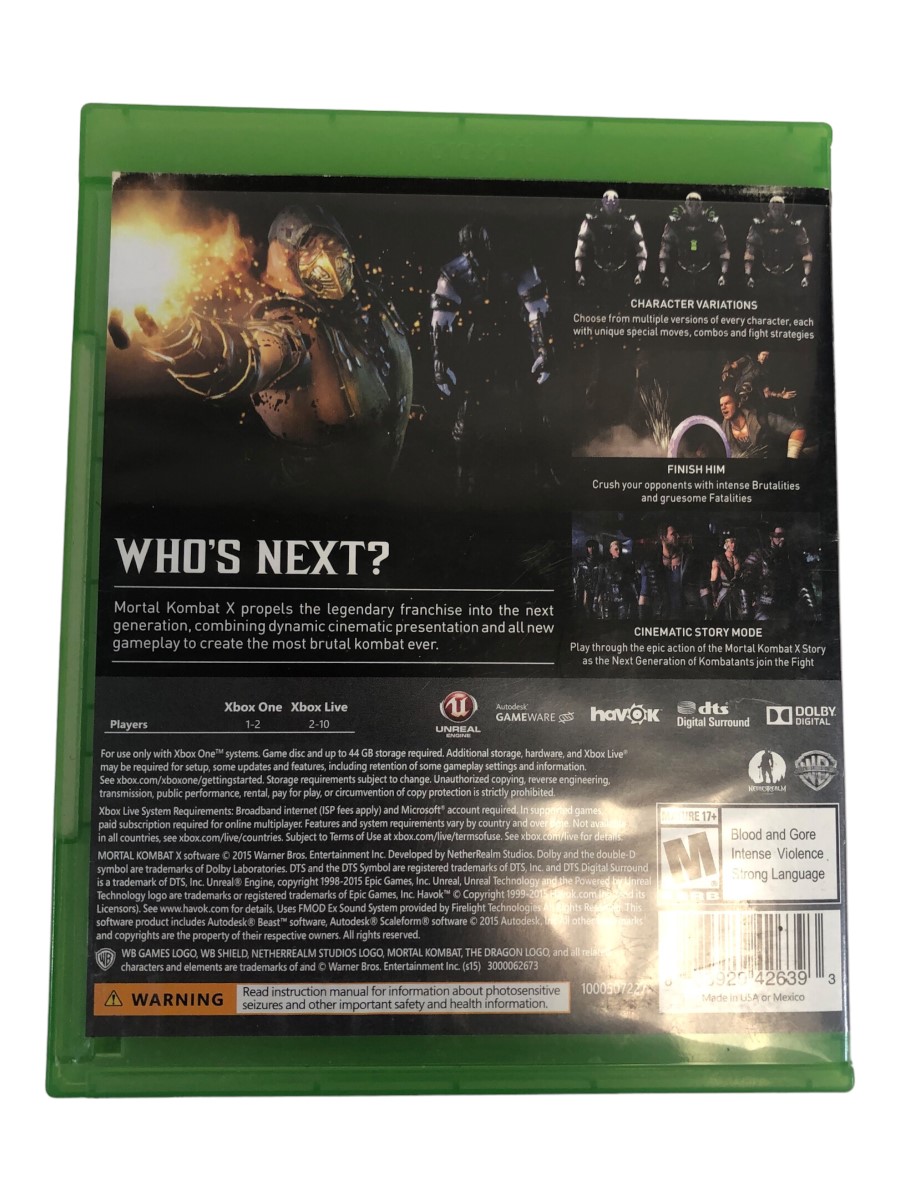 Jeux Vidéo Mortal Kombat 11 - Ultimate Xbox One d'occasion