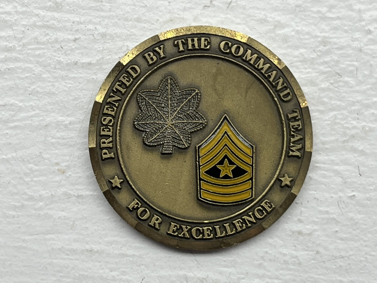 Us Army Garrison Fort Irwin Challenge Coin Command Team Excellence Lt Us Army Garrison Fort Irwin Challenge Coin Command Team Excellence Lt