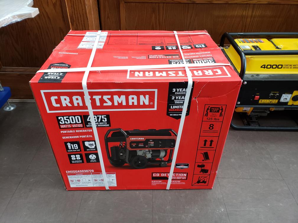 Craftsman 3500 Watt Gasoline Generator Cmxggas030729 Pickup Only Brand New Buya 9046