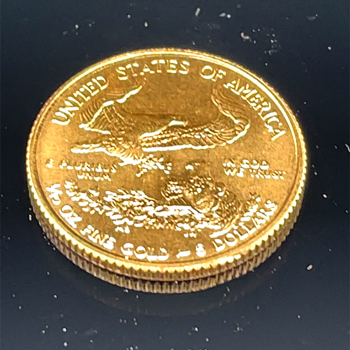 UNITED STATES 2018 FIVE DOLLARS 1/10 OZ GOLD EAGLE MCMXC COIN Very Good