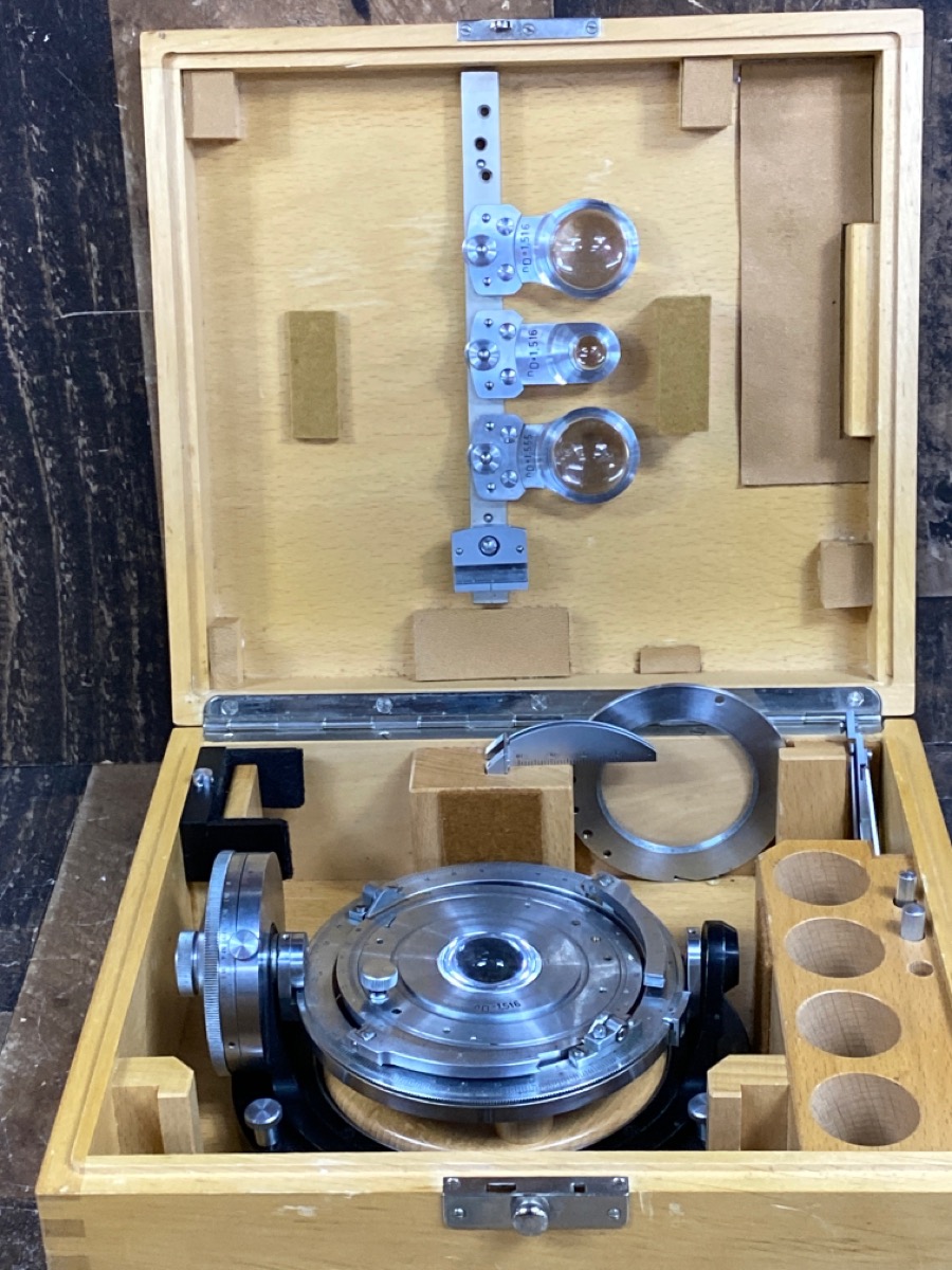 Carl Zeiss Universal Rotating GFL Microscope Stage Very Good A1 Hawk