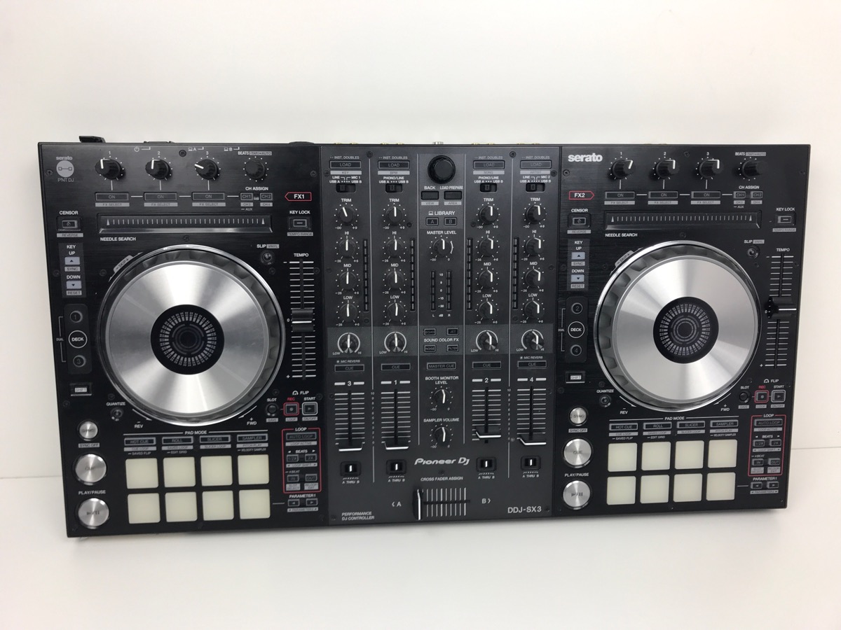 PIONEER ELECTRONICS SERATO DDJSX3 DJ CONTROLLER WITH POWER CORD Good