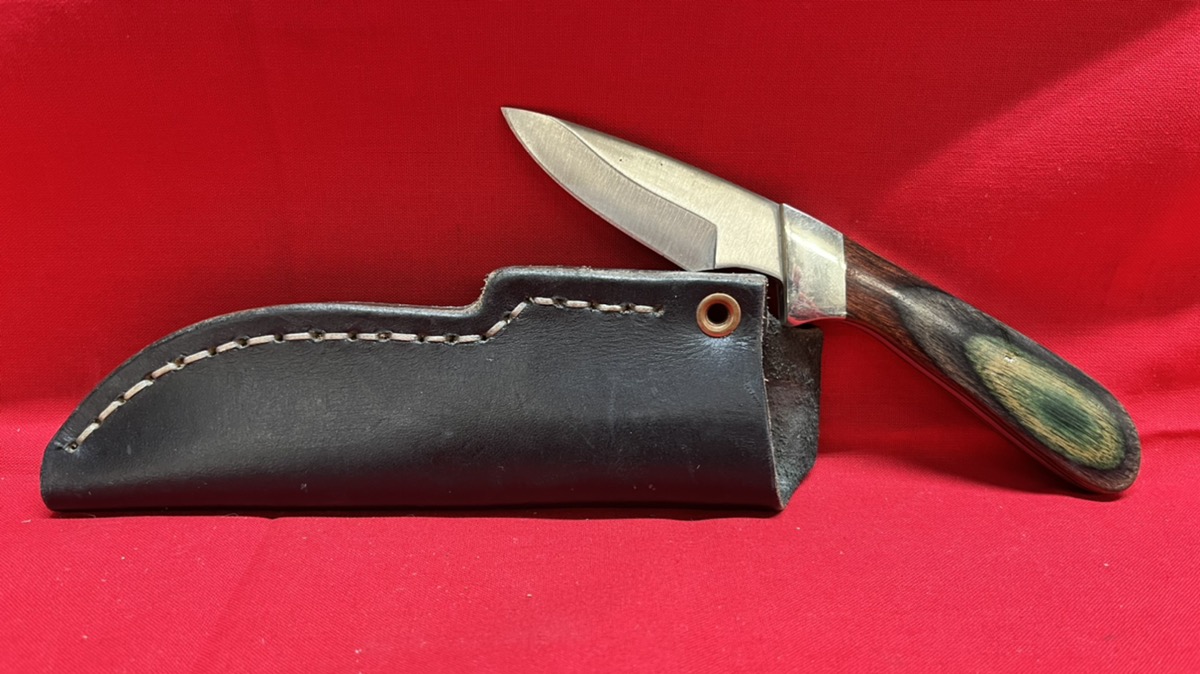 McCoy Skinner MT. IDA Arkansas Skinning Fixed Blade Knife w/ Sheath