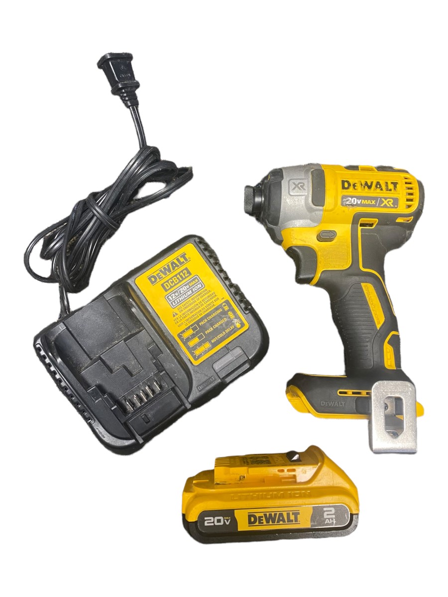 Dewalt Impact Wrench & Driver with Charger and 20V Battery Good