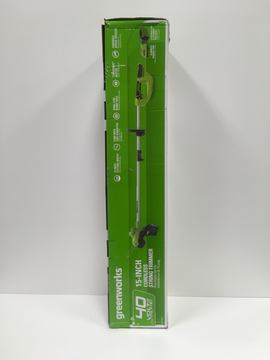 GREENWORKS CORDLESS 15INCH LAWN TRIMMER (STF307) Good Pawn 1