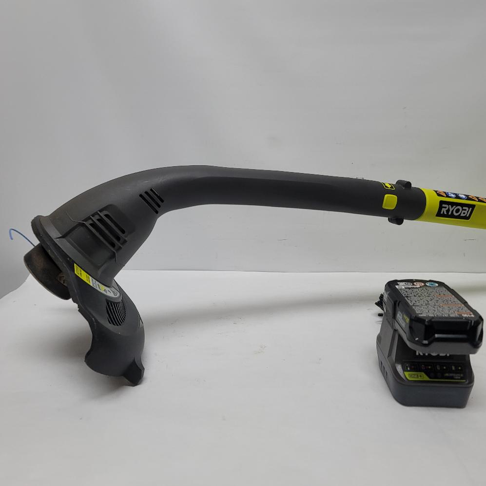 RYOBI ONE+18V LITHIUM-ION CORDLESS ELECTRIC STRING TRIMMER (ml Hb) Very ...