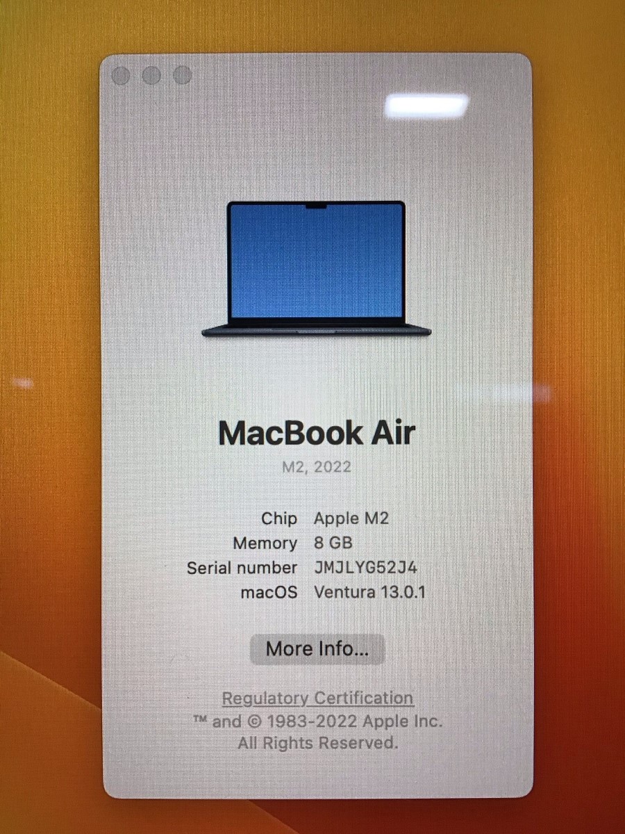 APPLE MACBOOK AIR A2681 Good | Buya