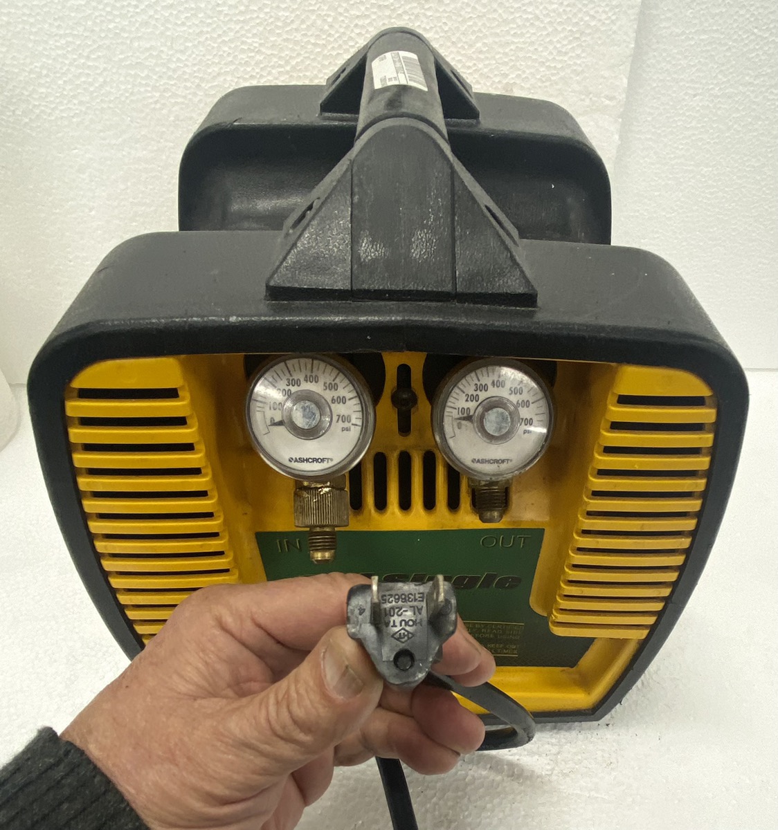 Appion G1SINGLE 115 Vac Refrigerant Recovery Machine G1 Single Good