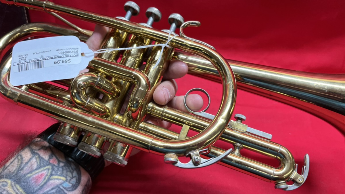 Holton C602R Brass w/ Yamaha 11C47C Mouthpiece w/ Case Very